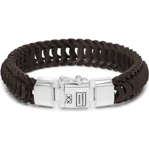 BUDDHA TO BUDDHA - Buddha 122BR E - Lars Brown Leather - Armband