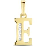 goud (geelgoud) hanger letter zirkonia 4025395