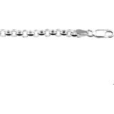 Zilveren Armband jasseron 4 1002217 20 cm