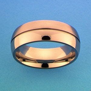 Stalen Ring A504 - 7 mm - zonder cz 6501703 16.50 mm (52)