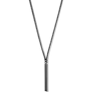 edelstaal collier balkje 60 cm ion plating 6506110