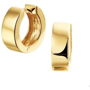 TFT Klapoorring 15 X 5 Mm Geelgoud Glanzend