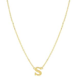 collier letter 40 - 42 - 44 cm 14K geelgoud 4021383