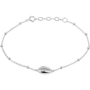Zilver Gerhodineerde Armband schelp 2 1332310