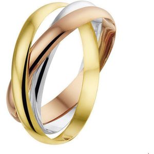 Tricolor Gouden Ring 3-in-1 tricolor 4300455 15.50 mm (49)