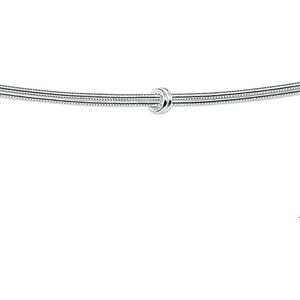 Zilveren Armband slang en knoop 1 1002521 19 cm