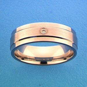 Zilver Gerhodineerde Ring A208 - 6 1315465 19.00 mm (60)