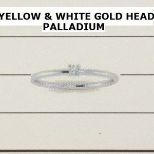 ring diamant 0.05ct h si 14K bicolor goud geel/wit 4208622