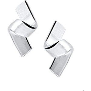 oorknoppen zilver wit 1000273