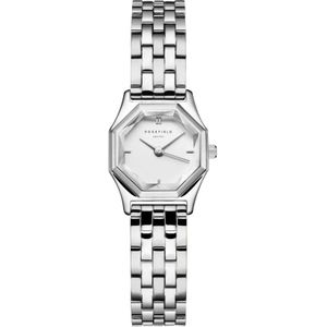 Rosefield GWSSS-G04 Gemme - White Steel Silver- Horloge