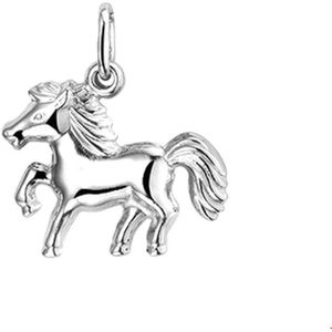Zilver Gerhodineerde Hanger paard 1320694