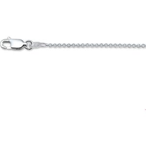 collier anker rond 1,5 mm zilver wit 1018847