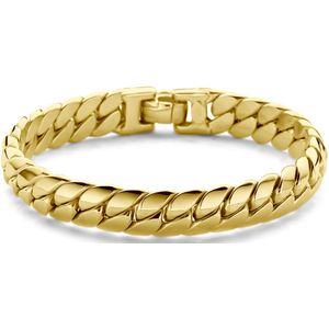 14K geelgoud armband gourmette 10 mm 19,5 cm 4031272