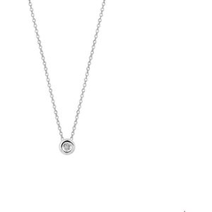Witgouden Collier diamant 0.01ct H SI 1 4104355