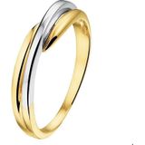 ring 14K bicolor goud geel/wit 4207984