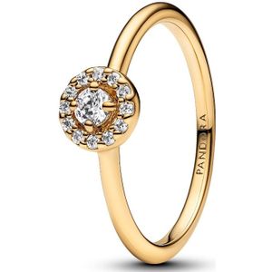 Pandora 163554C01 - Round Pave Halo - Ring-58 is maat 18.50