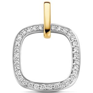 Bicolor Gouden Hanger diamant 0.19ct H SI 4208674