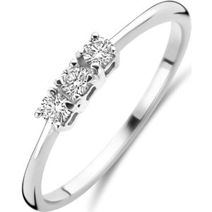 18K witgoud ring diamant 0.15ct h si 7100044 17.25