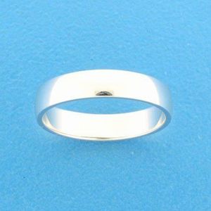 Witgouden Ring A414 - 4 mm - zonder steen 4104190 19.00 mm (60)
