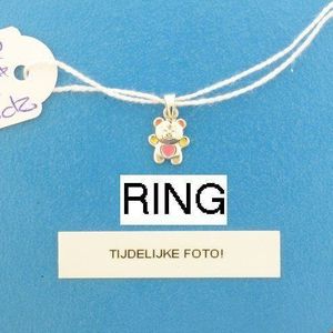 ring beer zilver gerhodineerd 1328666