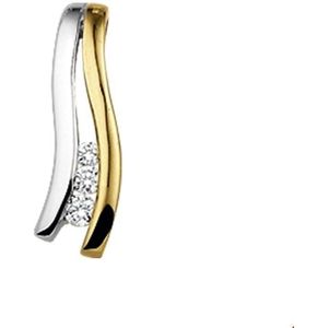 Bicolor Gouden Hanger diamant 0.06ct H P1 4202773