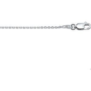 Zilveren Collier anker gediamanteerd 1 1018800 42 cm