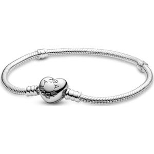 Pandora 590719 - Pandora Moments Snake Chain Hartsluiting - Armband-lengte 18 cm