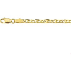 Geelgouden Armband valkenoog 3 4004475 19 cm