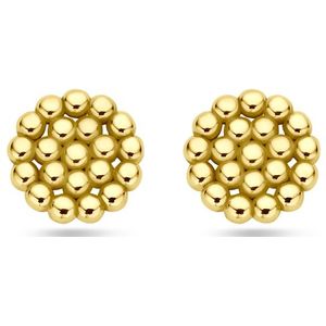 14K geelgoud oorknoppen bolletjes 4030836