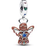 Pandora - 794247C01 - Bedel - Zilver - Peperkoek Engel - Bruin