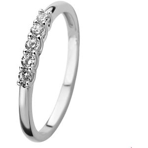 ring zirkonia 14K witgoud 4105091