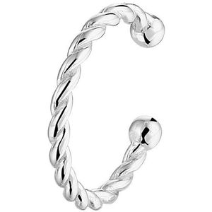 Zilver Gerhodineerde Earcuff gedraaid 1333034