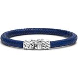 BUDDHA TO BUDDHA 149BU - Ellen Leather Navy - Armband-lengte 17 cm