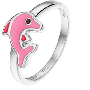 ring dolfijn zilver gerhodineerd 1325930
