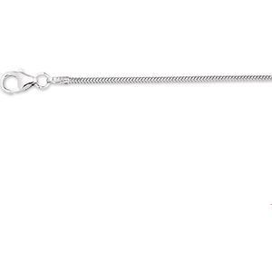Witgouden Collier slang rond 1 4101606 50 cm