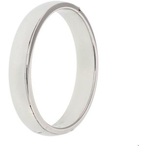 Zilver Gerhodineerde Bangle scharnier bolle buis 12 x 60 mm 1323920