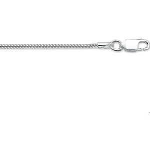 Zilveren Collier slang rond 1 1002351 40 cm
