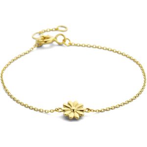 goud (geelgoud) armband bloem 16 - 17 - 18 cm 4026054