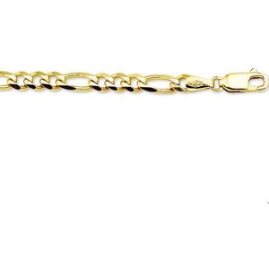 Geelgouden Armband figaro 4 4004017 19 cm