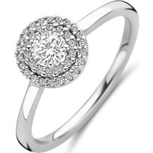 14K witgoud ring diamant 0.36ct h si 4106383 17.25