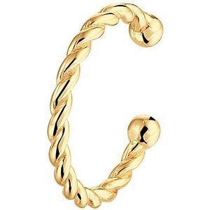 Zilver Verguld Earcuff gedraaid 2101319