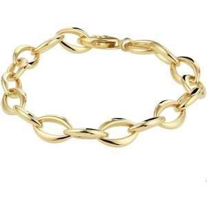 Geelgouden Armband anker 8 4020647