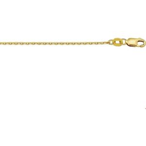 Geelgouden Collier anker gediamanteerd 1 4010824 45 cm