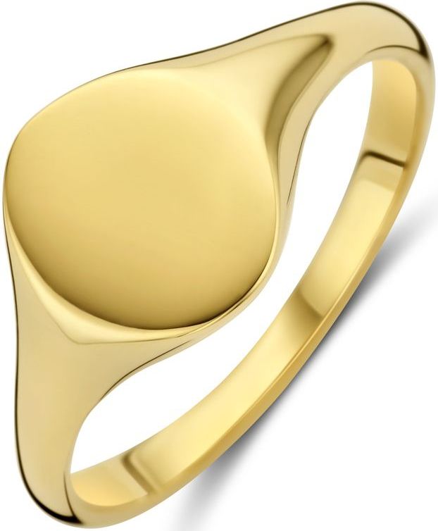 Ovale Zegelring - Goud - 14k - Vingerafdrukring