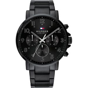 Tommy Hilfiger TH1710383 Heren Horloge 44 mm - Zwart