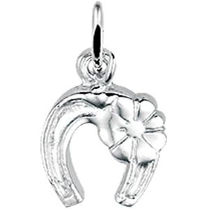 hanger hoef zilver wit 1021720