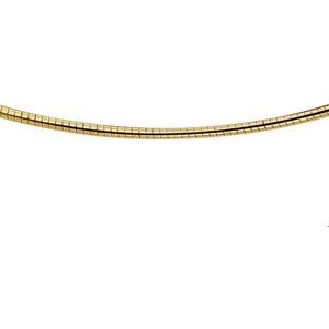 Geelgouden Collier omega rond 1 4004087 45 cm