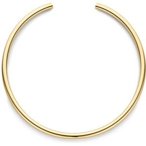 14K geelgoud collier spang ronde buis 4033160