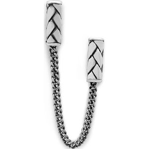 BUDDHA TO BUDDHA 419 One - George Double Earstud Silver Single Piece - Oorbel