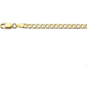 geslepen gourmette 3,0 mm massief 14K geelgoud 4003932